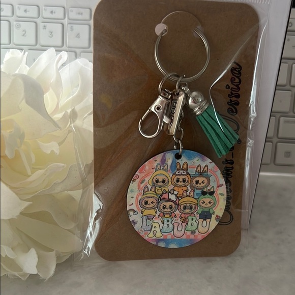 Colorful Labubu Keychain - Picture 1 of 1
